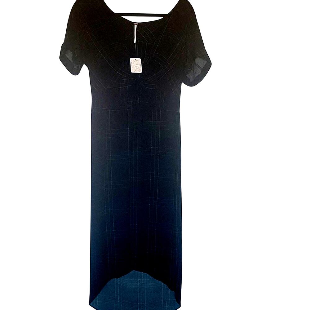 NWT Free People Bon Bon Plaid Printed Dress, S
